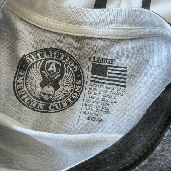 Men’s extra large affliction T-shirt - Picture 2 of 3